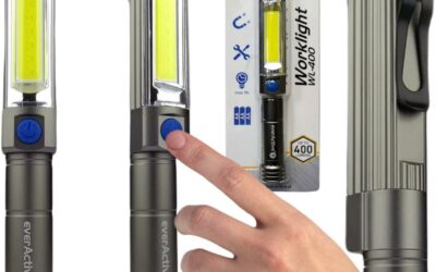 Latarka warsztatowa inspekcyjna COB LED everActive WL-400 5W 400 lumenów IP54 z magnesem
