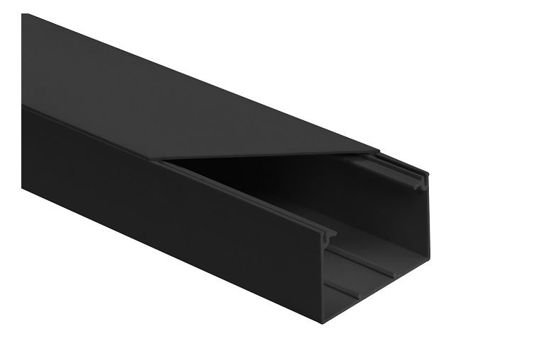 Listwa elektroinstalacyjna kpl. CZARNY CLS 60x40 2m (PACZKA 8szt.)