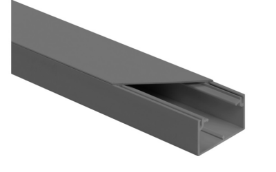 Listwa elektroinstalacyjna kpl. SZARY SLS 40×25 2m (PACZKA 10szt.)