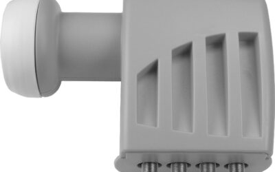 LNB offset Quattro 4 wyjścia: Hh-Vh-Hl-Vl – Szary