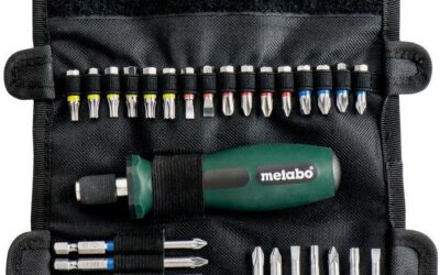 Metabo Zestaw bitów z rękojeścią w zwijanym etui, 30 elementów
