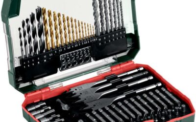 Metabo zestaw osprzętu 86 elementów, wiertła, bity