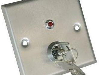 Metalowy przełącznik kluczykowy SCOT KS-1N