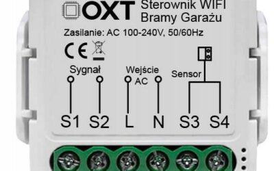 Moduł OXT z sensorem do bramy garażu WiFi TUYA T210G