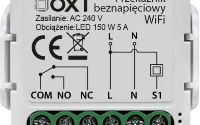Moduł OXT mini 1 obwód beznapięciowy WiFi Tuya