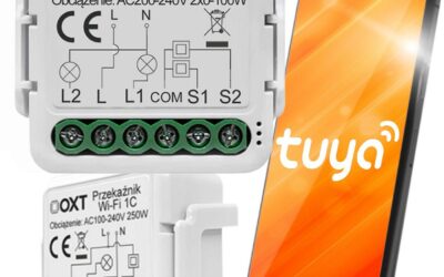 Moduł OXT mini przekaźnik 2 obw. bez N ZigBee TUYA T272