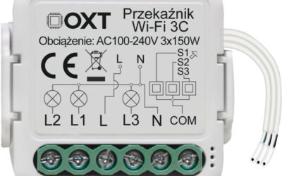 Moduł OXT mini przekaźnik 3 obwody WiFi TUYA T223