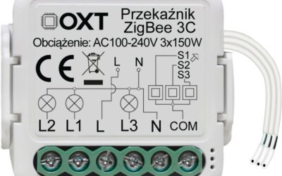 Moduł OXT mini przekaźnik 3 obwody ZigBee TUYA T263