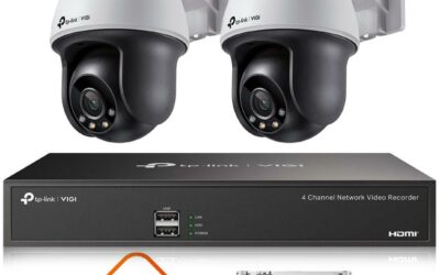 Monitoring zestaw z 2 kamerami obrotowymi PTZ TP-LINK VIGI C540-W WiFi 2K IR 30m