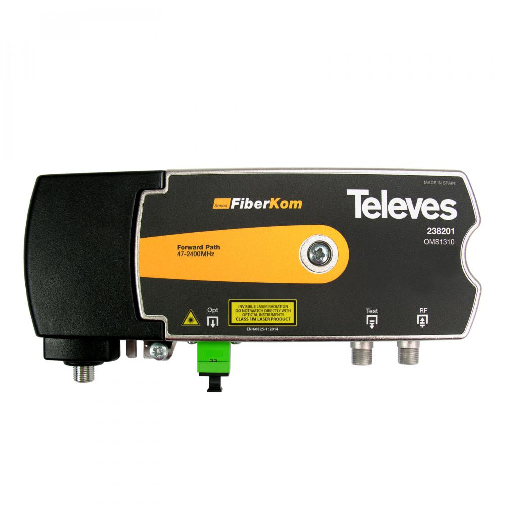 Nadajnik optyczny FiberKom SMATV (bez kanału zwrotnego) 1310nm, Po 3dBm