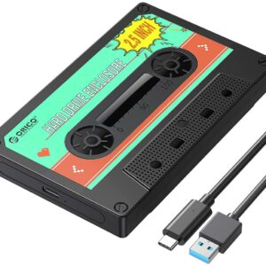 Obudowa dysku Orico 2580C3-V1-BK-EP SATA 2,5" USB-C 6Gbps kaseta