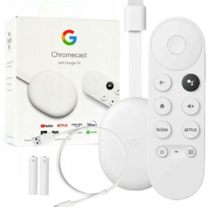 Odtwarzacz multimedialny Google Chromecast 4K z Google TV
