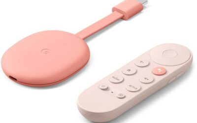 Odtwarzacz multimedialny Google Chromecast 4K z Google TV Różowy