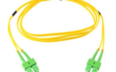 PATCHCORD ŚWIATŁOWODOWY SM 1,5M DUPLEX 9/125, SC/APC-SC/APC
