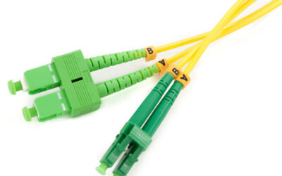 PATCHCORD ŚWIATŁOWODOWY SM 2M DUPLEX 9/125, SC/APC-LC/APC 3MM
