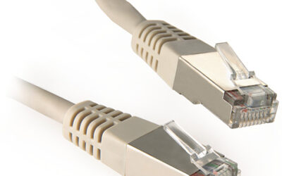 PATCHCORD KAT5E FTP 0,25M SZARY