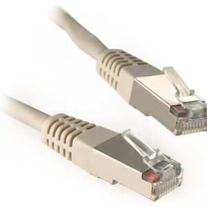 PATCHCORD KAT5E FTP 1M SZARY