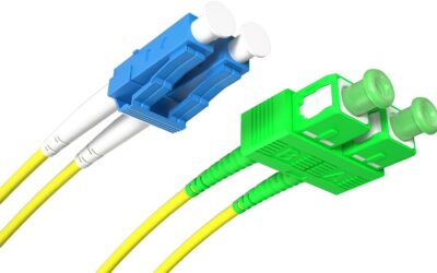 PATCHCORD ŚWIATŁOWODOWY SM 3M DUPLEX 9/125, SC/APC-LC/UPC 3MM