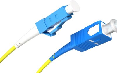 PATCHCORD ŚWIATŁOWODOWY SM 5M SIMPLEX 9/125, LC/UPC-SC/UPC