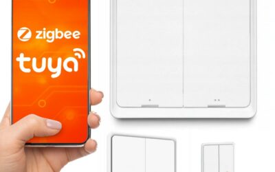 Pilot przycisk sceny TUYA SC12 ZigBee 2 kanały 6 SCEN