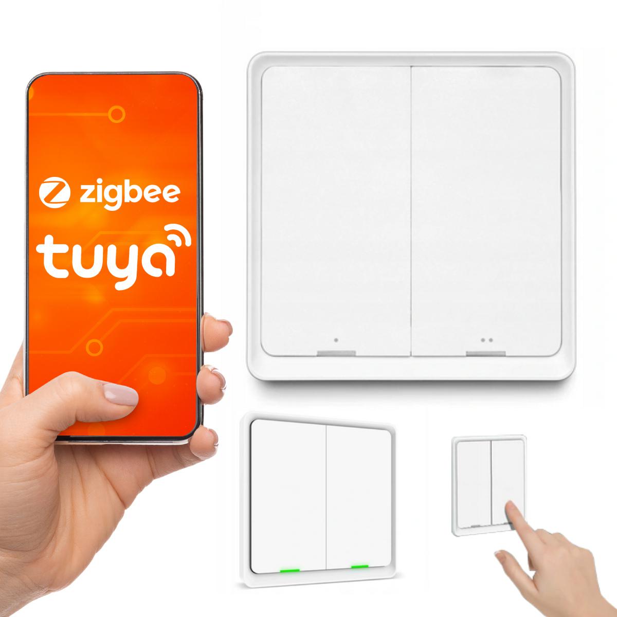 Pilot przycisk sceny TUYA SC12 ZigBee 2 kanały 6 SCEN