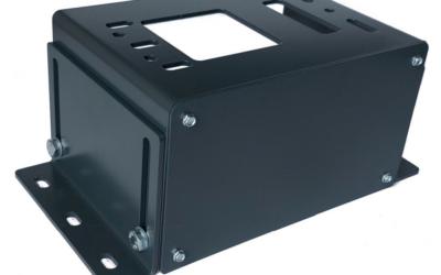 Podstawa montażowa 15,5-24cm OCYNK RAL7016 pod napędy DEA LIVI, SOMFY ELIXO, BFT DEIMOS, GISE G1000H