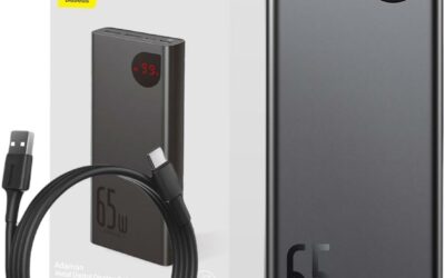 Powerbank Baseus Adaman Digital Display PPIMDA-D01 20000mAh 65W PD QC 3.0 2x USB-A 1x USB-C + KABEL