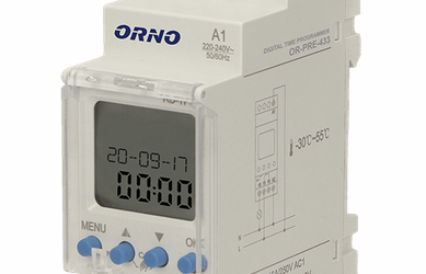 Programator elektroniczny ORNO na szynę DIN OR-PRE-433