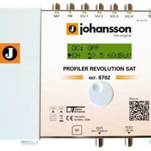 Programowalny wzmacniacz wielozakresowy Johansson PROFILER Revolution 6702 SAT