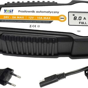 PROSTOWNIK AUTOMATYCZNY VOLT POLSKA 10A 12/24V LCD