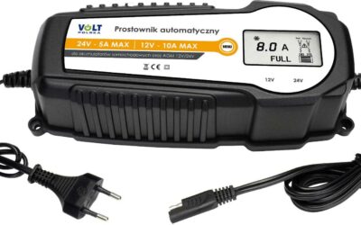 PROSTOWNIK AUTOMATYCZNY VOLT POLSKA 10A 12/24V LCD