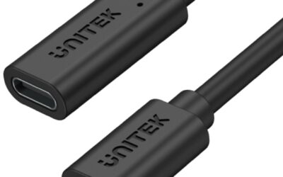 Przedłużacz Unitek C14086BK USB-C 10Gbps 4K PD 100W 50cm