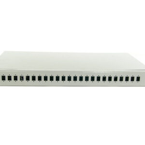 PRZEŁĄCZNICA ŚWIATŁOWODOWA 1U 19 Cali 24x SC SIMPLEX SZARA WYSUWANA