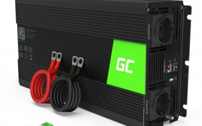 PRZETWORNICA NAPIĘCIA INWERTER Green Cell 24V / 230V 500W/1000W MODYFIKOWANA SINUSOIDA INV04DE