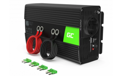 PRZETWORNICA NAPIĘCIA INWERTER Green Cell 12V / 230V 1000W/2000W CZYSTA SINUSOIDA INV09
