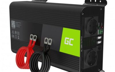 PRZETWORNICA NAPIĘCIA INWERTER Green Cell PRO 12V / 230V 1000W/2000W CZYSTA SINUSOIDA INVGC09