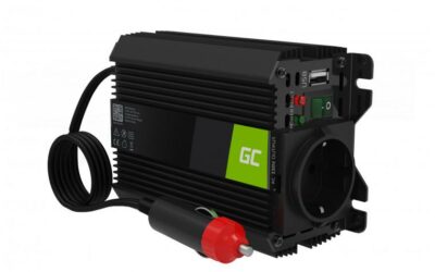 PRZETWORNICA NAPIĘCIA INWERTER Green Cell PRO 12V / 230V 150W/300W MODYFIKOWANA SINUSOIDA INVGC06