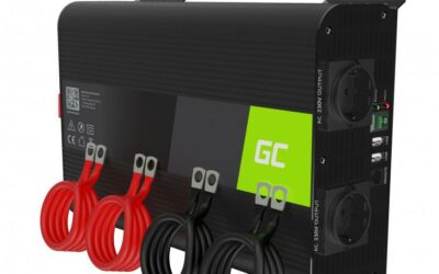 PRZETWORNICA NAPIĘCIA INWERTER Green Cell PRO 12V / 230V 2000W/4000W CZYSTA SINUSOIDA INVGC11