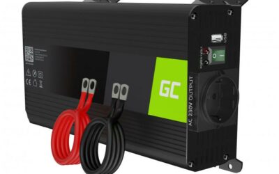PRZETWORNICA NAPIĘCIA INWERTER Green Cell PRO 12V / 230V 500W/1000W CZYSTA SINUSOIDA INVGC16