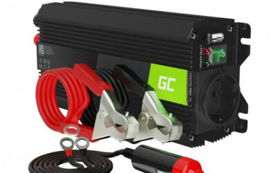 PRZETWORNICA NAPIĘCIA INWERTER Green Cell PRO 24V / 230V 500W/1000W MODYFIKOWANA SINUSOIDA INVGC04