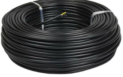 Przewód elektryczny ziemny drut YKY 0,6/1kV 3×1,5mm2 CZARNY MERCOR 100m