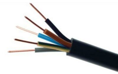 Przewód elektryczny ziemny drut YKY 0,6/1kV 5x16mm2 CZARNY ELEKTROKABEL 1m