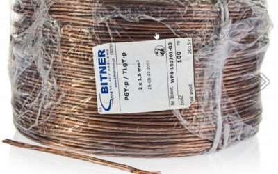 PRZEWÓD GŁOŚNIKOWY BITNER BiTsound PGY-p (TLgY) 2×0,75mm2 ROLKA 100m.