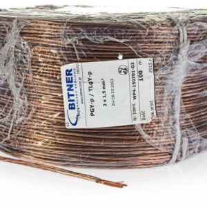 PRZEWÓD GŁOŚNIKOWY BITNER BiTsound  PGY-p (TLgY) 2x0,75mm 1m