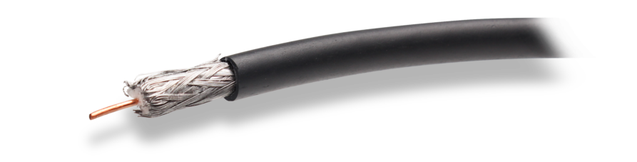 PRZEWÓD KONCENTRYCZNY NS100 TRI ŻELOWANY CZARNY 1m