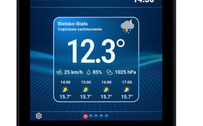 Przewodowy panel kontrolny czarny CP-04M Tech Sterowniki