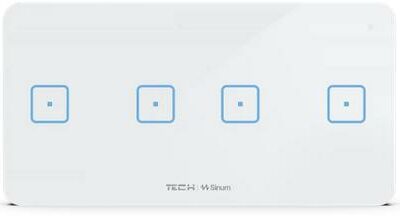 Przewodowy włącznik czteropolowy czarny WSS-22M Tech Sterowniki