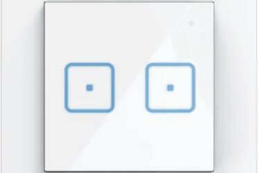 Przewodowy włącznik dwupolowy czarny FS-02M Tech Sterowniki