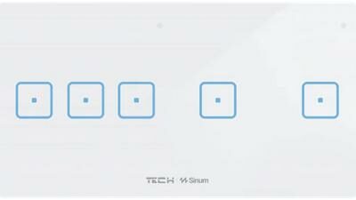 Przewodowy włącznik pięciopolowy czarny WSS-32M Tech Sterowniki