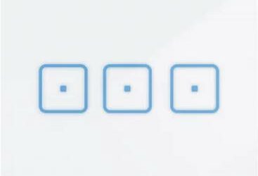 Przewodowy włącznik trójpolowy biały WS-03M Tech Sterowniki